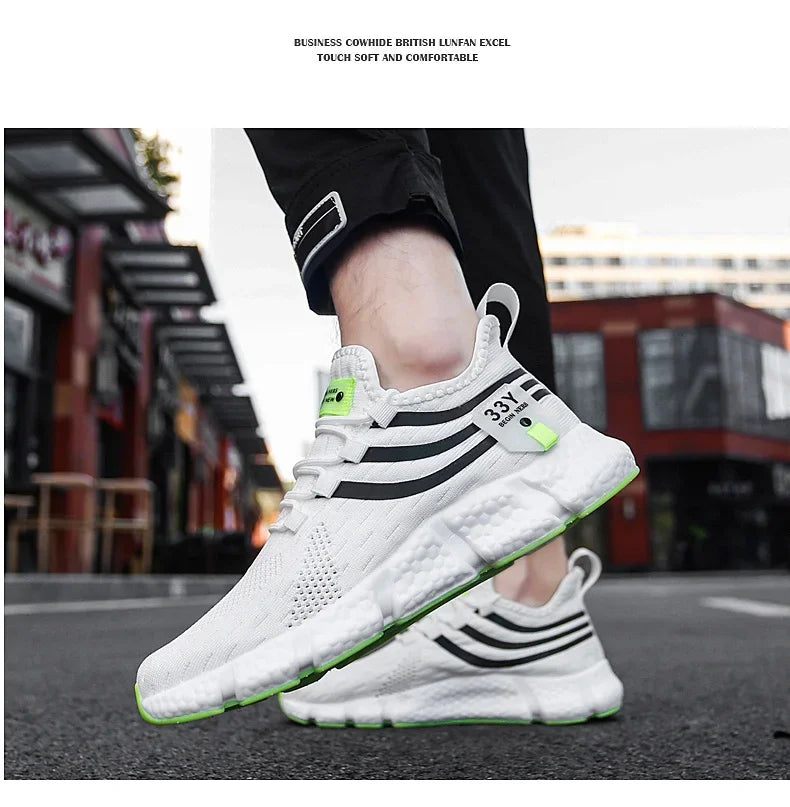 Men Shoes Sneakers Breathable Comfortable Casual Running Shoes Luxury Tennis Sneaker Male Footwear -SHPD103