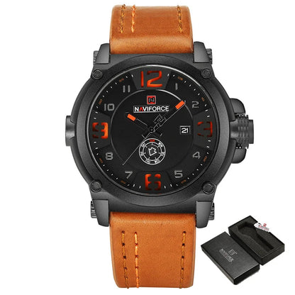 NAVIFORCE Luxury Brand Men Sports Military Quartz Watch for Man -WPD116