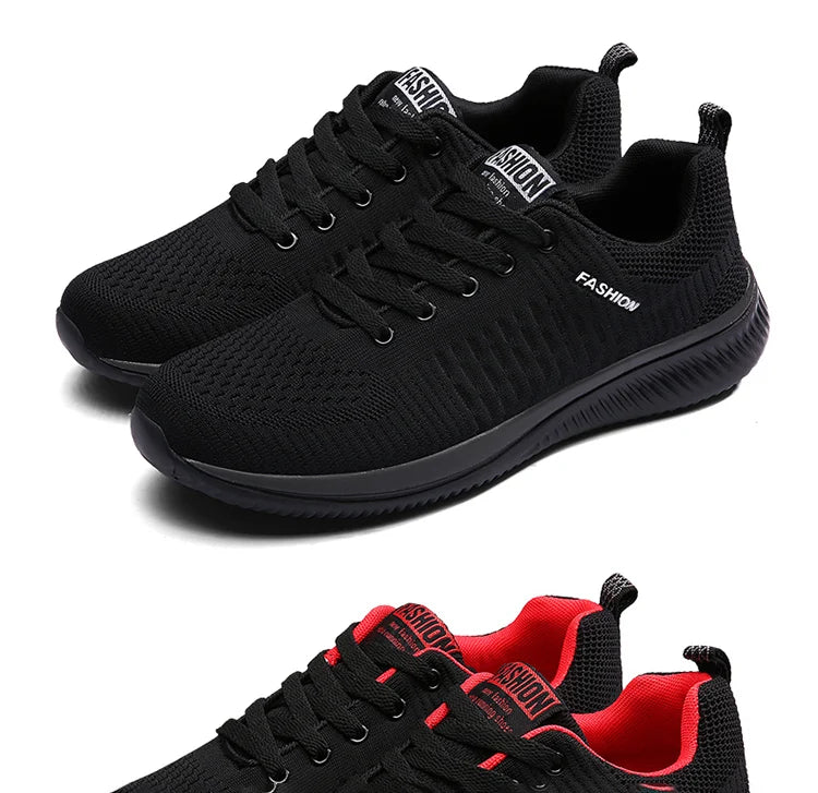 Men Running Walking Knit Shoes Fashion Casual Men Sneakers Breathable Sport Athletic Gym -SHPD105