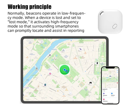 Mini Tracking Device For Apple Find My Key Smart iTag Child Finder Pet Car GPS -BKPD105