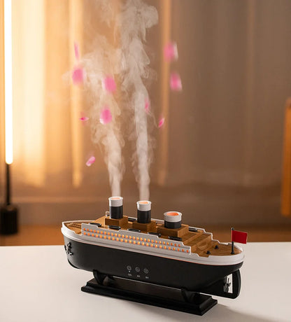 Train Cannon Ultrasonic Air Humidifier Jellyfish Spray Essential Oils Aroma Diffuser -DHPD111