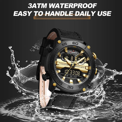 NAVIFORCE Military Watches for Men Casual Waterproof Sport Quartz Watch -WPD113