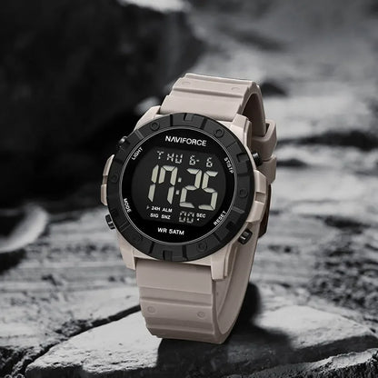 NAVIFORCE Brand Men Electronics Watch Outdoor Sport Waterproof Digital LED -WPD124