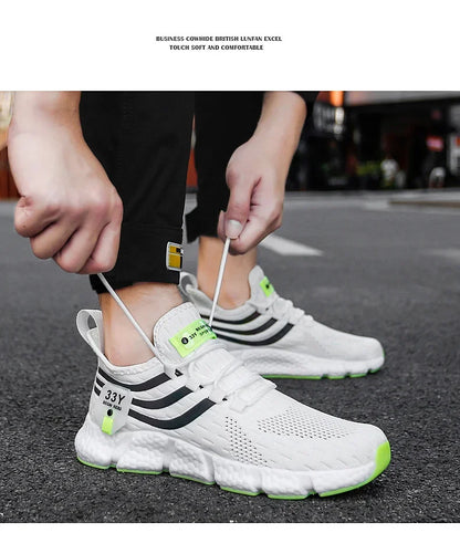 Men Shoes Sneakers Breathable Comfortable Casual Running Shoes Luxury Tennis Sneaker Male Footwear -SHPD103