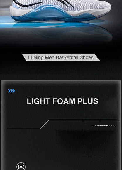 Li-Ning Men SHINING On Court Basketball Shoes Fred VanVleet Breathable Cushion LIGHT FOAM PLUS Sneakers -BSPD107