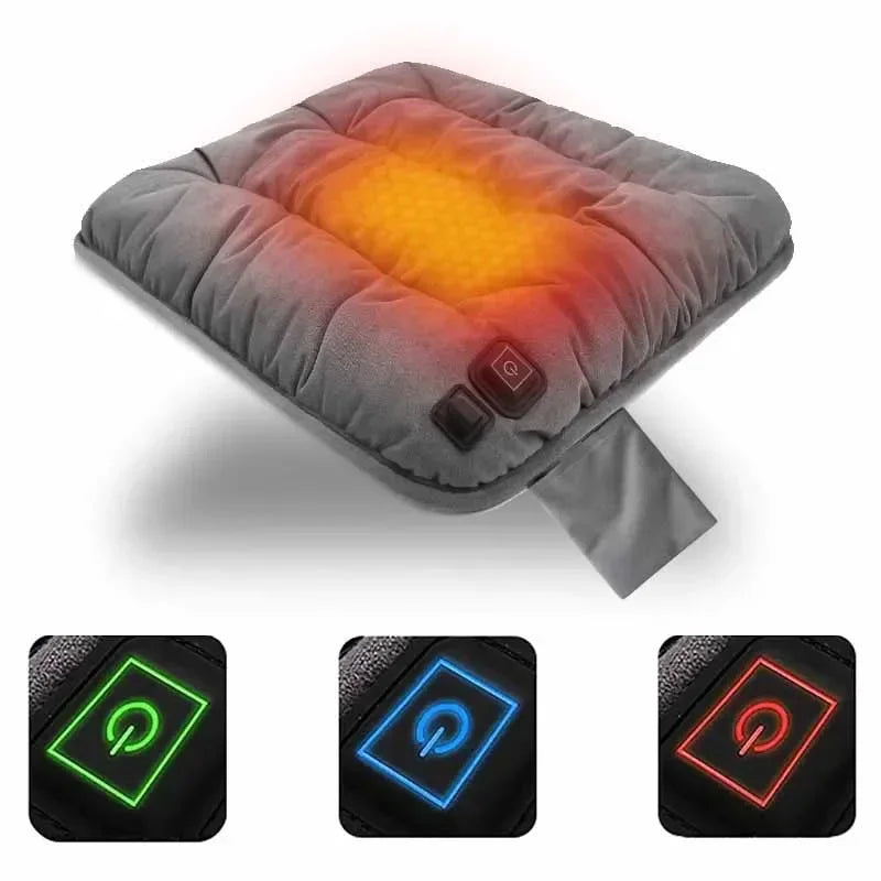 Adjustable Temperature Electric Heating Pad Cushion Chair Car Pet Body Winter -ZKPD115