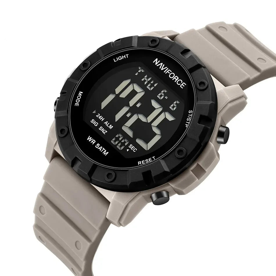 NAVIFORCE Brand Men Electronics Watch Outdoor Sport Waterproof Digital LED -WPD124