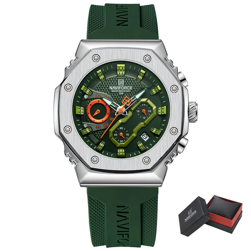 NAVIFORCE Men's Watch Fashion Sport Waterproof Couple Lovers Quartz Wristwatches -WPD111