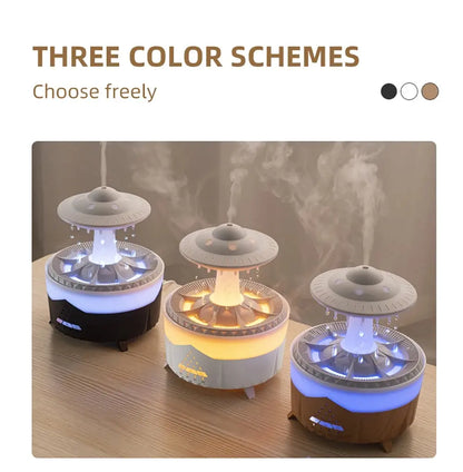 Aierwill ufo Air Humidifier Ultrasonic Aromatherapy Diffusers Mist Maker Fragrance Essential Oil Aroma Diffusor -BKPD124