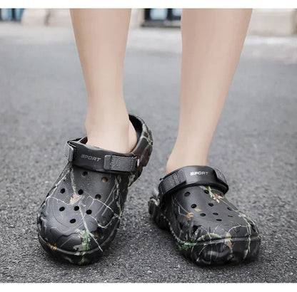 Flat Sandals Men Shoes 2024 Slippers Men Garden Platform Sandals Man Summer Sandals -SHPD110