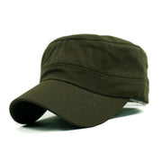 Green cap on a white background