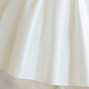 Close-up of white fabric with folds