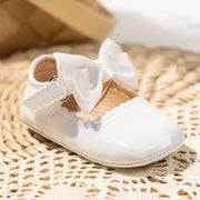 Butterfly-Knot PU Baby Shoes – Soft Sole Anti-Slip First Walkers (0–18 Months) First Walkers ZURRIES BILLINERY (PVT) LTD.