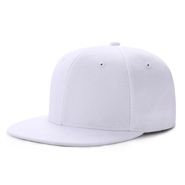 White baseball cap on a white background