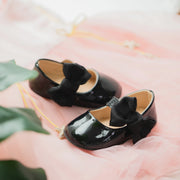 Butterfly-Knot PU Baby Shoes – Soft Sole Anti-Slip First Walkers (0–18 Months) First Walkers ZURRIES BILLINERY (PVT) LTD.