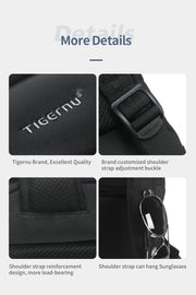 Product details of a black bag 