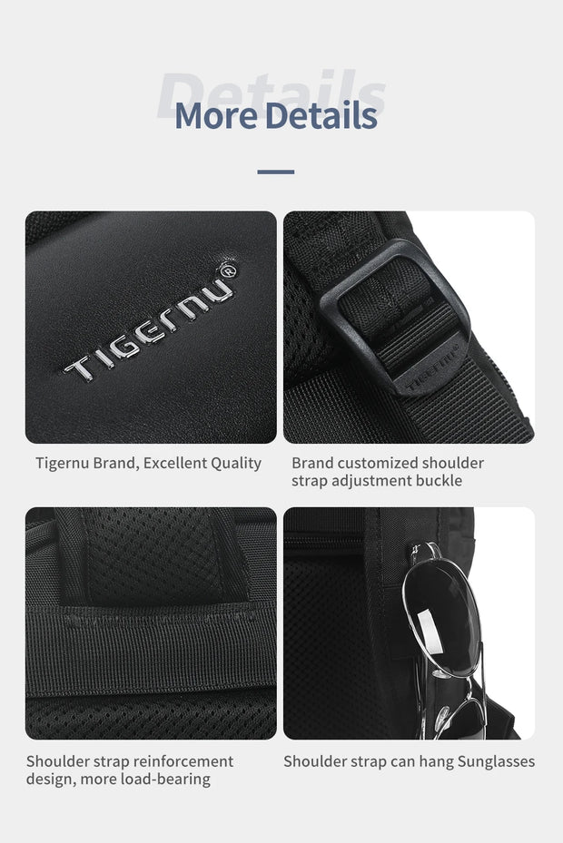 Product details of a black bag 
