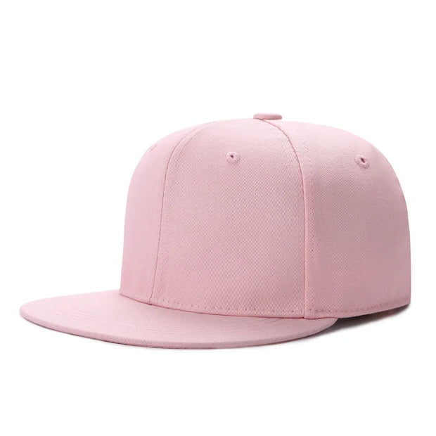 Pink baseball cap on a white background