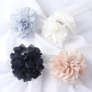 Soft Chiffon Flower Hair Claw Clip – Lightweight Floral Style for Women Hair Claw Clip ZURRIES BILLINERY (PVT) LTD.