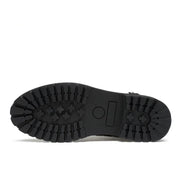 Black sole of a shoe on a white background