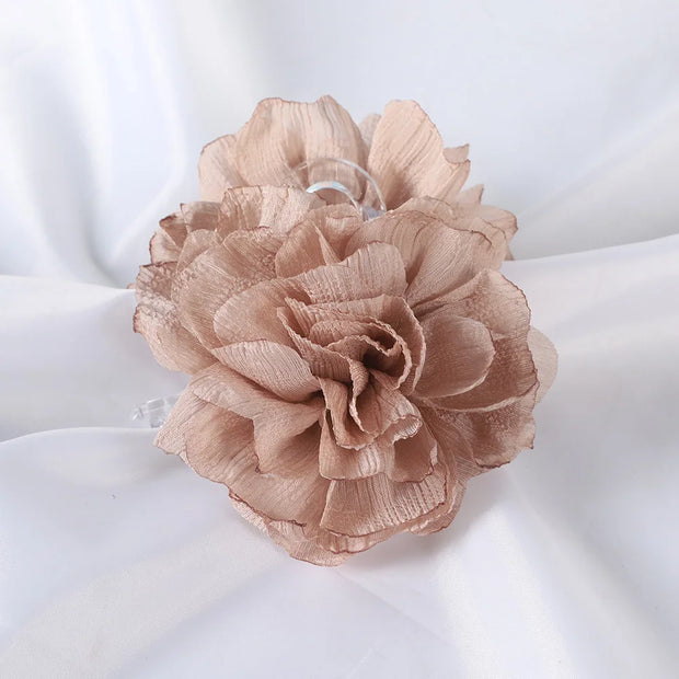 Soft Chiffon Flower Hair Claw Clip – Lightweight Floral Style for Women Hair Claw Clip ZURRIES BILLINERY (PVT) LTD.