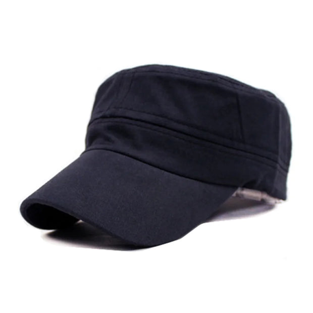 Black cap on a white background