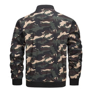 Camouflage jacket on a white background