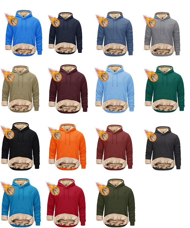 Collection of colorful hoodies with a bear face design on a white background