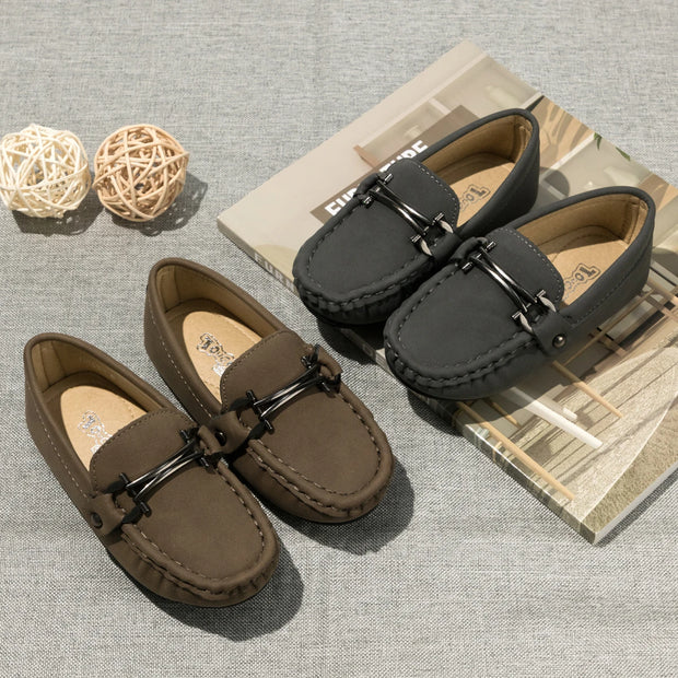 Unisex Toddler Leather Casual Shoes – Hook & Loop Closure (1–3 Years) Casual Shoes ZURRIES BILLINERY (PVT) LTD.