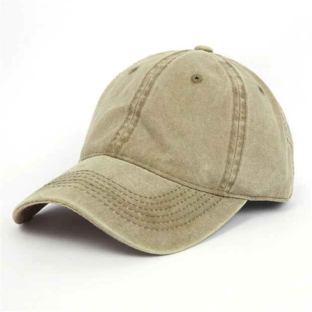 Beige baseball cap on a white background