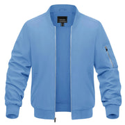 Blue jacket on a white background