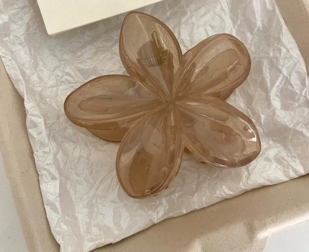 Floral Large Hair Claw Clip – 8cm Durable Decorative Grip Hair Claw Clip ZURRIES BILLINERY (PVT) LTD.
