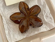 Floral Large Hair Claw Clip – 8cm Durable Decorative Grip Hair Claw Clip ZURRIES BILLINERY (PVT) LTD.