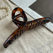 Leopard Print Large Hair Claw Clip – Bold Vintage Style Hair Claw Clip ZURRIES BILLINERY (PVT) LTD.
