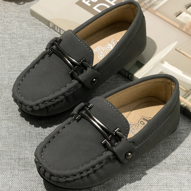 Unisex Toddler Leather Casual Shoes – Hook & Loop Closure (1–3 Years) Casual Shoes ZURRIES BILLINERY (PVT) LTD.