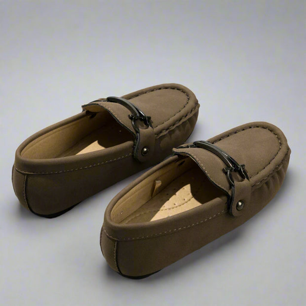 Unisex Toddler Leather Casual Shoes – Hook & Loop Closure (1–3 Years) Casual Shoes ZURRIES BILLINERY (PVT) LTD.