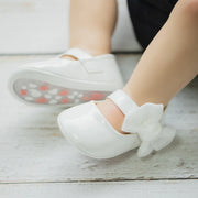 Butterfly-Knot PU Baby Shoes – Soft Sole Anti-Slip First Walkers (0–18 Months) First Walkers ZURRIES BILLINERY (PVT) LTD.