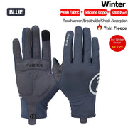 Pair of gray gloves on a white background