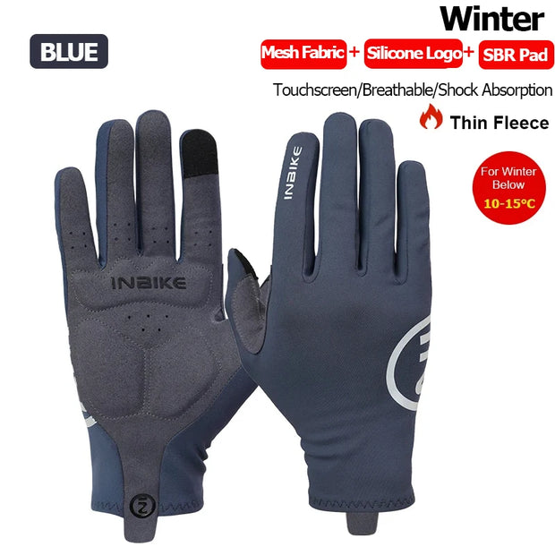 Pair of gray gloves on a white background