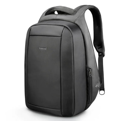 Sleek anti-theft laptop backpack designed for secure, convenient daily commuting and travel protection.