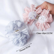 Soft Chiffon Flower Hair Claw Clip – Lightweight Floral Style for Women Hair Claw Clip ZURRIES BILLINERY (PVT) LTD.
